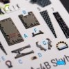 KELIK K72074 A-4B Skyhawk interior 3D decals for Hobby 2000/Fujimi kit 1/72